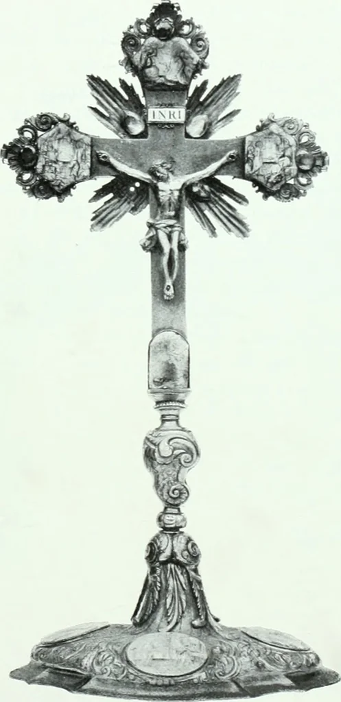 An illustration from Szepesvármegye müvészeti emlékei. A Müemlékek Országos Bizottsága támogatásával kiadja a Szepesvármegyei Történelmi Társulat; szerk. Vajdovszky János, 1905, leaf 382