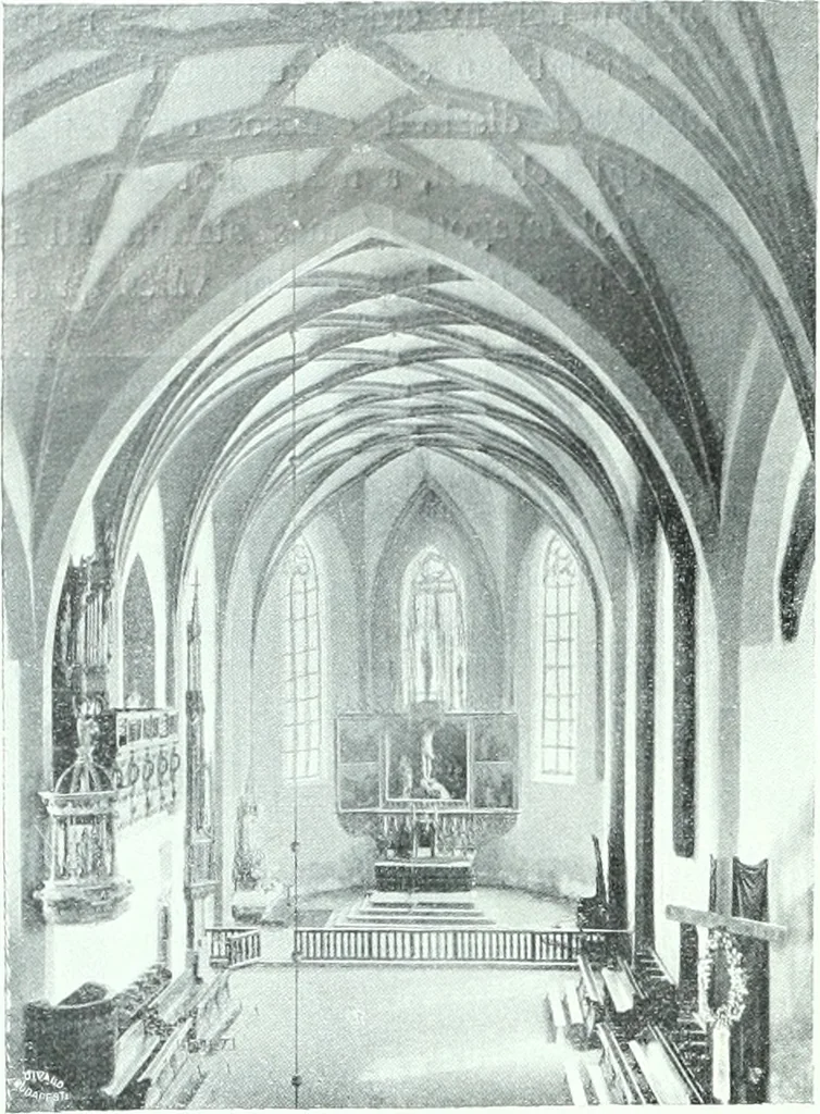 An illustration from Szepesvármegye müvészeti emlékei. A Müemlékek Országos Bizottsága támogatásával kiadja a Szepesvármegyei Történelmi Társulat; szerk. Vajdovszky János, 1905, leaf 57