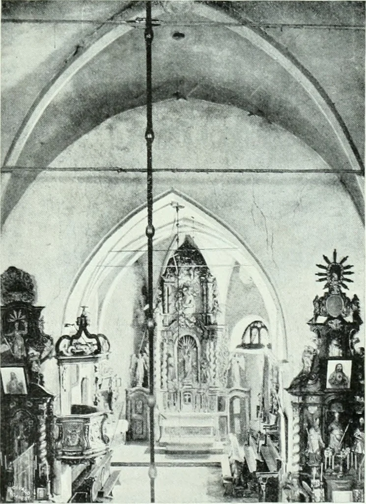 An illustration from Szepesvármegye müvészeti emlékei. A Müemlékek Országos Bizottsága támogatásával kiadja a Szepesvármegyei Történelmi Társulat; szerk. Vajdovszky János, 1905, leaf 58