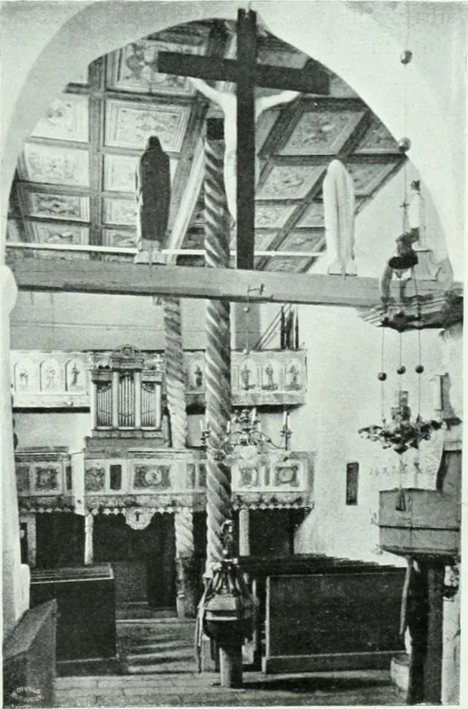 An illustration from Szepesvármegye müvészeti emlékei. A Müemlékek Országos Bizottsága támogatásával kiadja a Szepesvármegyei Történelmi Társulat; szerk. Vajdovszky János, 1905, leaf 64