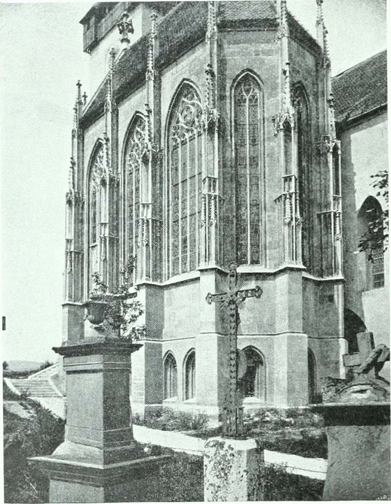 An illustration from Szepesvármegye müvészeti emlékei. A Müemlékek Országos Bizottsága támogatásával kiadja a Szepesvármegyei Történelmi Társulat; szerk. Vajdovszky János, 1905, leaf 75