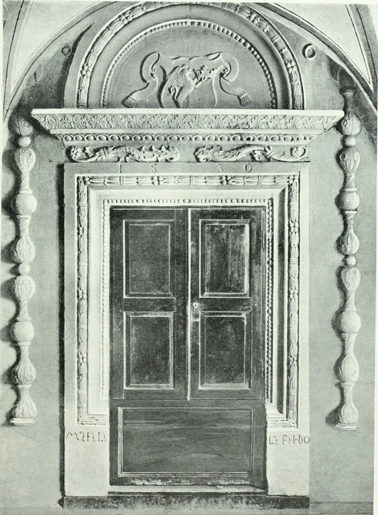 An illustration from Szepesvármegye müvészeti emlékei. A Müemlékek Országos Bizottsága támogatásával kiadja a Szepesvármegyei Történelmi Társulat; szerk. Vajdovszky János, 1905, leaf 80