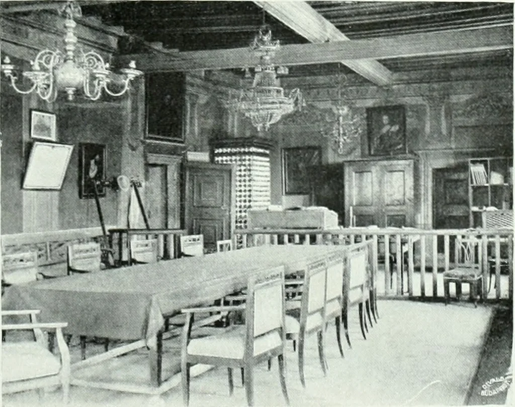 An illustration from Szepesvármegye müvészeti emlékei. A Müemlékek Országos Bizottsága támogatásával kiadja a Szepesvármegyei Történelmi Társulat; szerk. Vajdovszky János, 1905, leaf 84