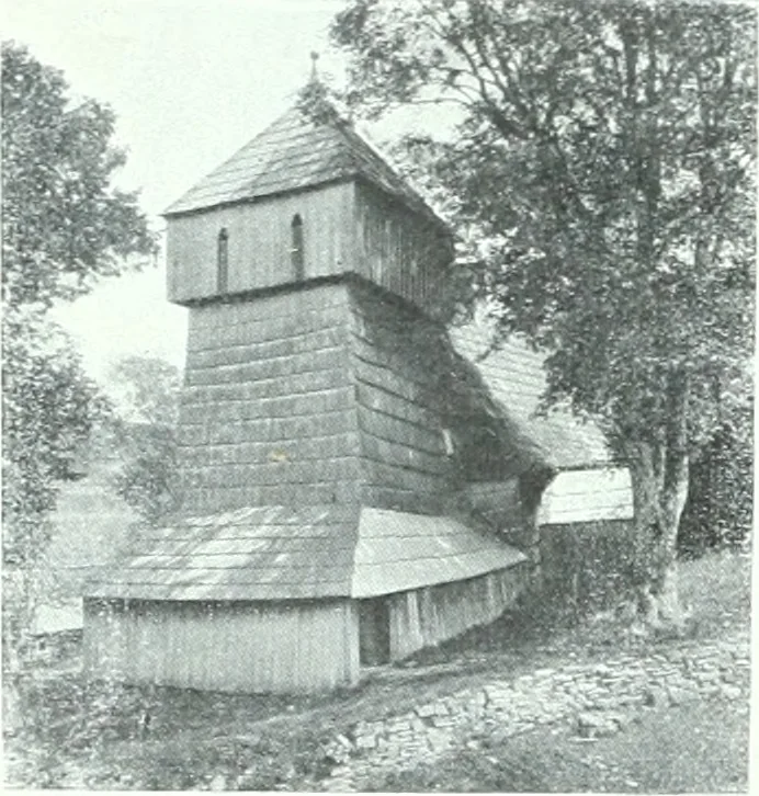 An illustration from Szepesvármegye müvészeti emlékei. A Müemlékek Országos Bizottsága támogatásával kiadja a Szepesvármegyei Történelmi Társulat; szerk. Vajdovszky János, 1905, leaf 9
