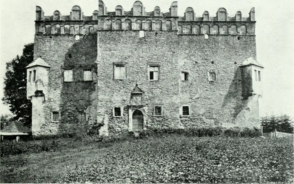An illustration from Szepesvármegye müvészeti emlékei. A Müemlékek Országos Bizottsága támogatásával kiadja a Szepesvármegyei Történelmi Társulat; szerk. Vajdovszky János, 1905, leaf 96