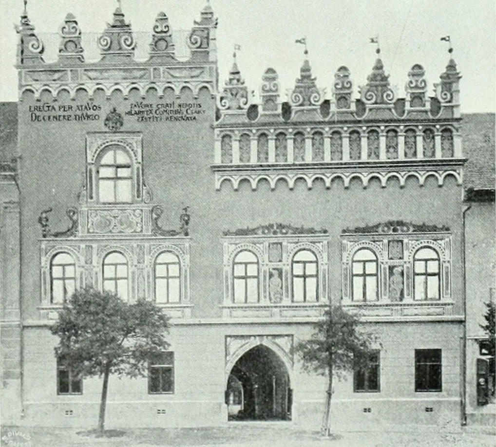 An illustration from Szepesvármegye müvészeti emlékei. A Müemlékek Országos Bizottsága támogatásával kiadja a Szepesvármegyei Történelmi Társulat; szerk. Vajdovszky János, 1905, leaf 98
