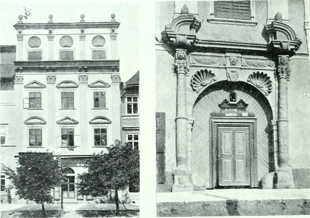 An illustration from Szepesvármegye müvészeti emlékei. A Müemlékek Országos Bizottsága támogatásával kiadja a Szepesvármegyei Történelmi Társulat; szerk. Vajdovszky János, 1905, leaf 99