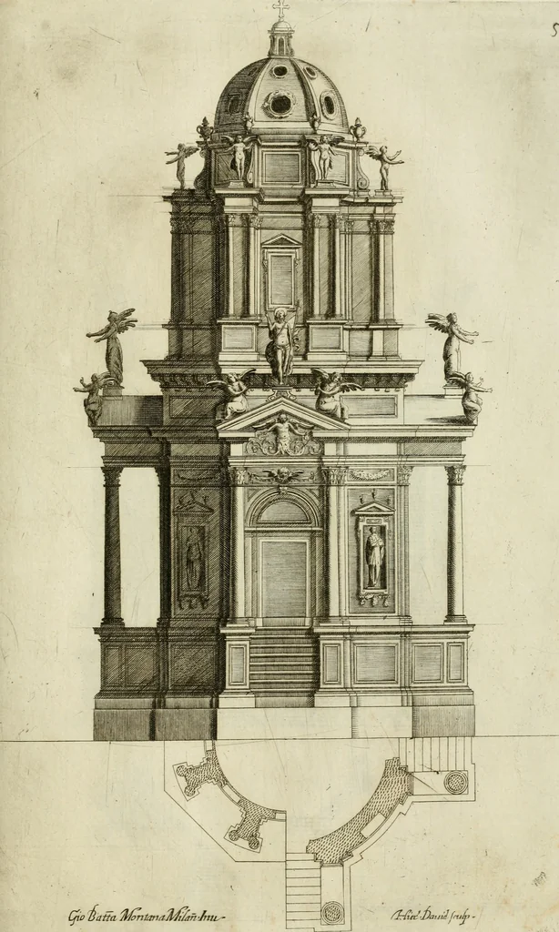 An illustration from Tabernacoli diversi, 1628, leaf 10