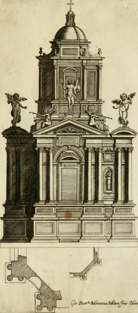 An illustration from Tabernacoli diversi, 1628, leaf 12