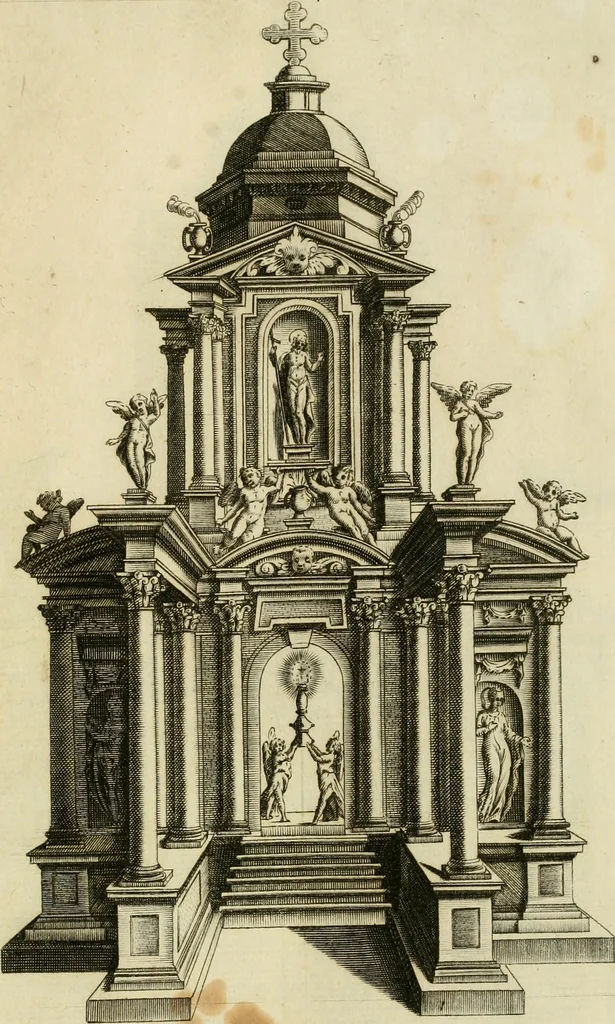 An illustration from Tabernacoli diversi, 1628, leaf 14