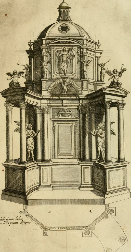 An illustration from Tabernacoli diversi, 1628, leaf 26