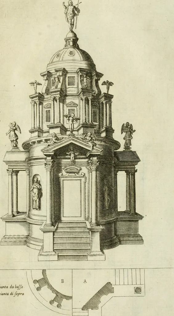 An illustration from Tabernacoli diversi, 1628, leaf 28