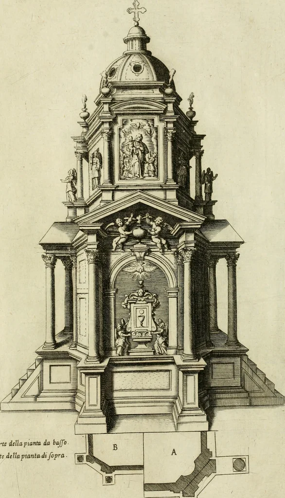 An illustration from Tabernacoli diversi, 1628, leaf 32