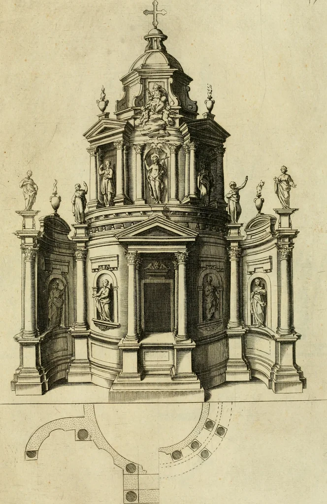 An illustration from Tabernacoli diversi, 1628, leaf 34