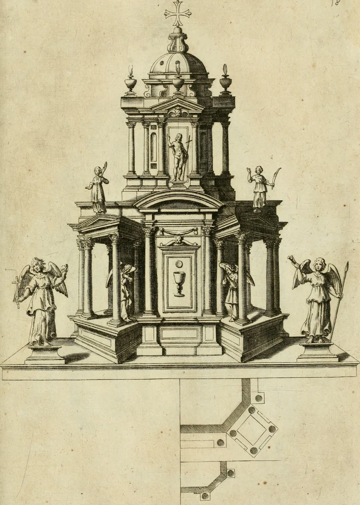 An illustration from Tabernacoli diversi, 1628, leaf 36