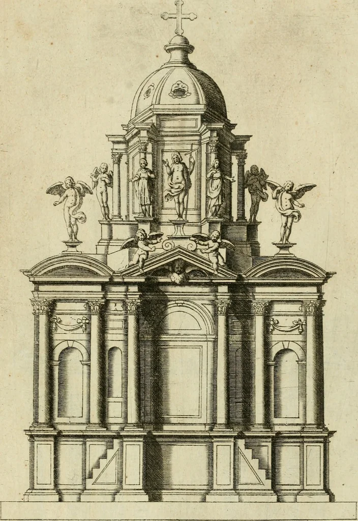 An illustration from Tabernacoli diversi, 1628, leaf 46