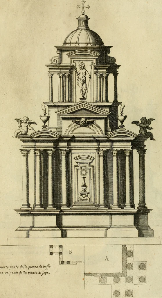 An illustration from Tabernacoli diversi, 1628, leaf 48