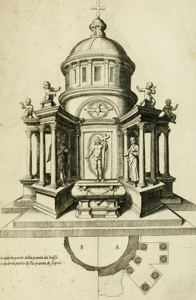 An illustration from Tabernacoli diversi, 1628, leaf 50