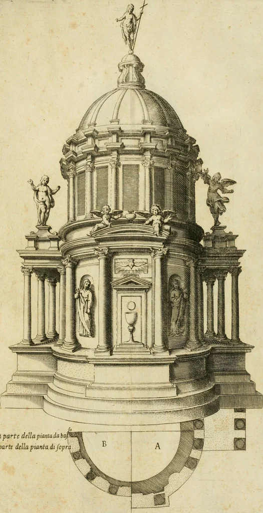 An illustration from Tabernacoli diversi, 1628, leaf 52