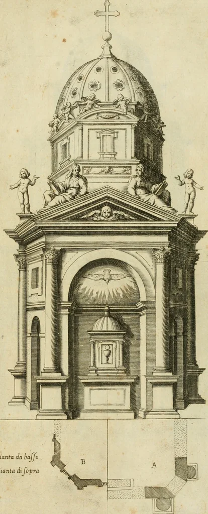 An illustration from Tabernacoli diversi, 1628, leaf 54