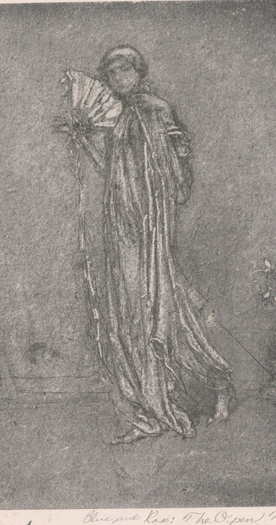 An illustration from Tableau, pastels, dessins, pointes sèches par J. MacNeill Whistler [catalogue de vente], 1903, leaf 15