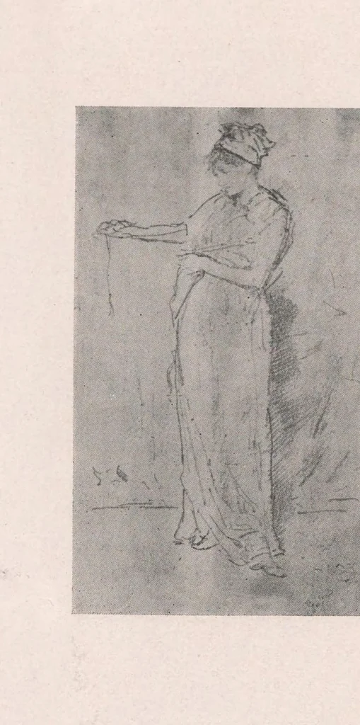 An illustration from Tableau, pastels, dessins, pointes sèches par J. MacNeill Whistler [catalogue de vente], 1903, leaf 22