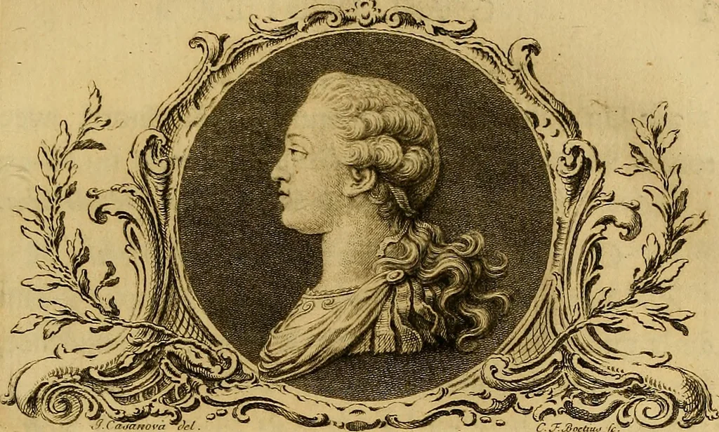 An illustration from Catalogue des tableaux de la Galerie électorale à Dresde, 1765, leaf 12