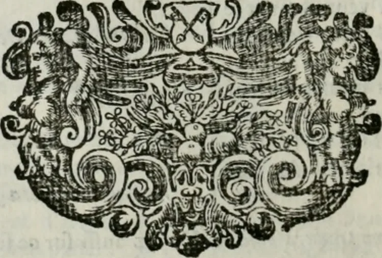 An illustration from Tableaux du temple des muses : tirez du cabinet de feu Mr. Favereau, conseiller du roy en sa Cour des Aydes, & gravez en tailles-douces par les meilleurs maistres de son temps, pour representer les vertus & les vices, sur les plus illustres fables de l'antiquité : avec les descriptions, remarques & annotations, 1676, leaf 65