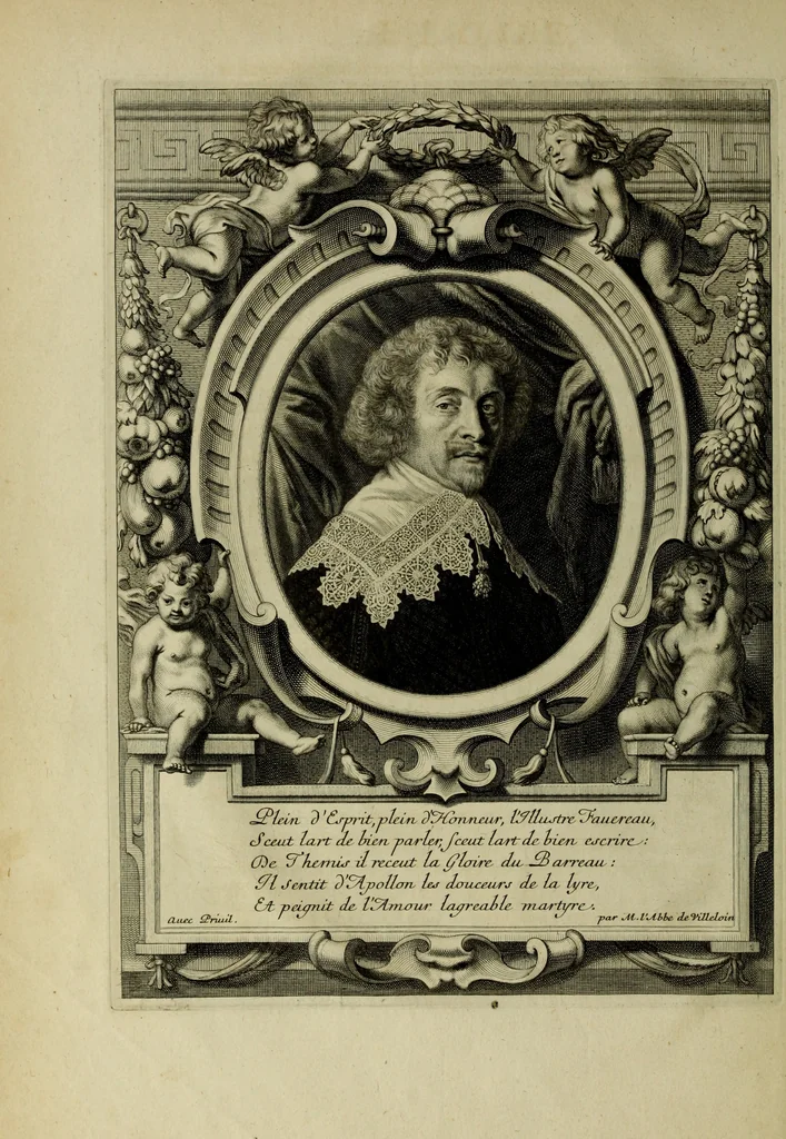 An illustration from Tableaux du temple des muses : tirez du cabinet de feu Mr. Favereau, conseiller du roy en sa cour des Aydes & grauez en tailles-douces par les meilleurs maistr s de son temps pour representer les vertus & les vices sur les plus illustres fables de l'antiquité, 1655, leaf 25