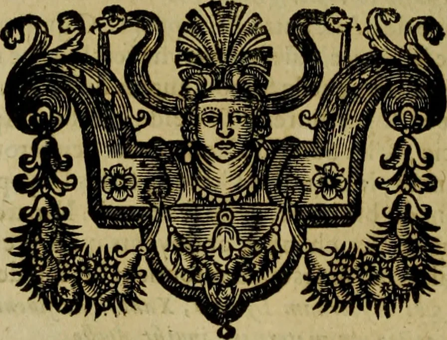 An illustration from Tableaux du temple des muses : tirez du cabinet de feu Mr. Favereau, conseiller du roy en sa cour des Aydes & grauez en tailles-douces par les meilleurs maistr s de son temps pour representer les vertus & les vices sur les plus illustres fables de l'antiquité, 1655, leaf 451
