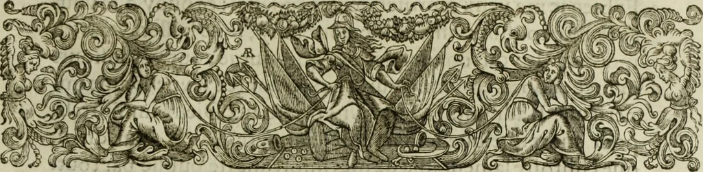 An illustration from Tableaux du temple des muses : tirez du cabinet de feu Mr. Favereau, conseiller du roy en sa cour des Aydes & grauez en tailles-douces par les meilleurs maistr s de son temps pour representer les vertus & les vices sur les plus illustres fables de l'antiquité, 1655, leaf 534