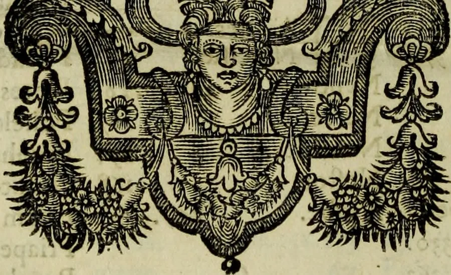 An illustration from Tableaux du temple des muses : tirez du cabinet de feu Mr. Favereau, conseiller du roy en sa cour des Aydes & grauez en tailles-douces par les meilleurs maistr s de son temps pour representer les vertus & les vices sur les plus illustres fables de l'antiquité, 1655, leaf 623