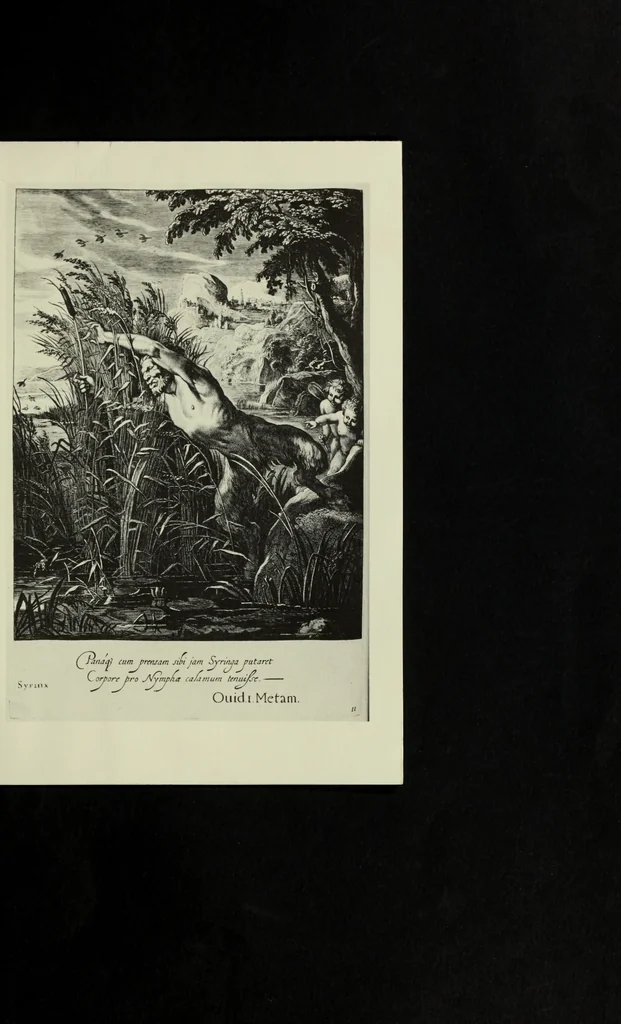 An illustration from Tableaux du temple des muses : tirez du cabinet de feu Mr. Favereau, conseiller du roy en sa cour des Aydes & grauez en tailles-douces par les meilleurs maistr s de son temps pour representer les vertus & les vices sur les plus illustres fables de l'antiquité, 1655, leaf 640