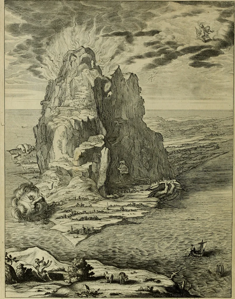 An illustration from Tableaux du temple des muses : tirez du cabinet de feu Mr. Favereau, conseiller du roy en sa cour des Aydes & grauez en tailles-douces par les meilleurs maistr s de son temps pour representer les vertus & les vices sur les plus illustres fables de l'antiquité, 1655, leaf 93