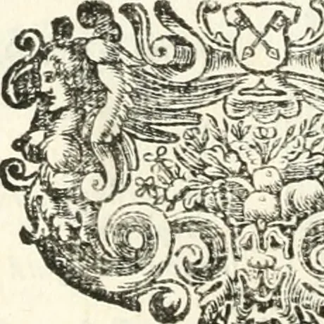 An illustration from Tableaux du temple des muses : tirez du cabinet de feu mr. Favereau...gravez en tailles-douces par les meilleurs maistres de son temps, pour representer les vertus & les vices, sur les plus illustres fables de l'antiquité, 1676, leaf 65