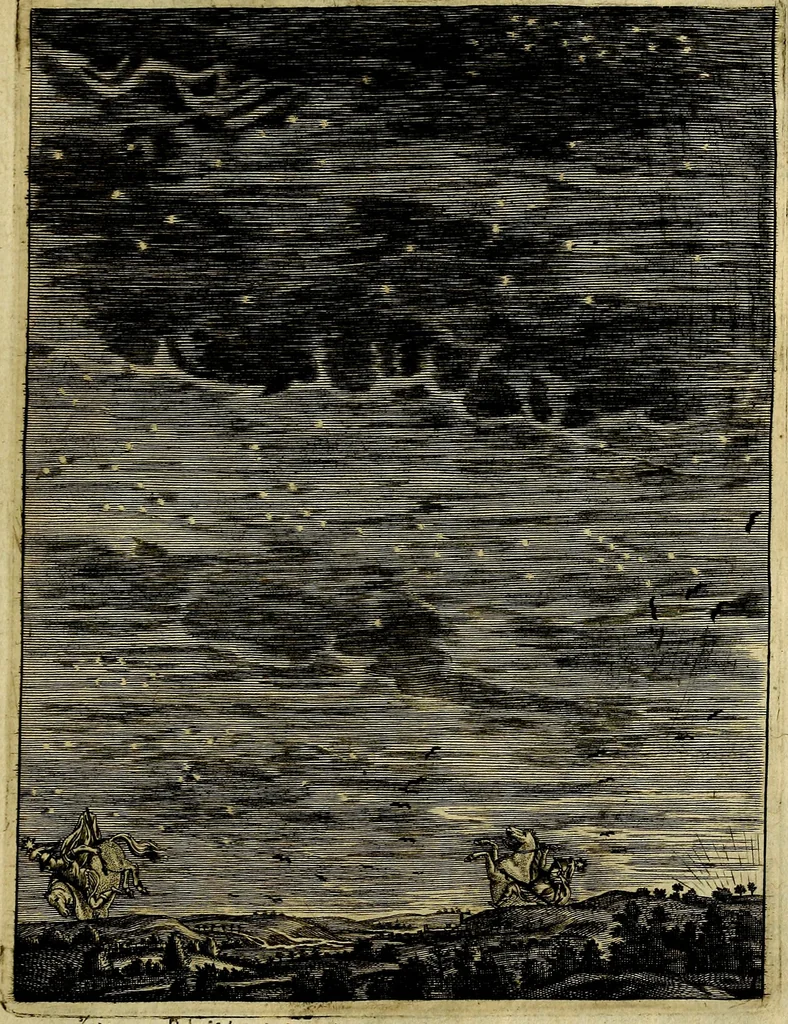 An illustration from Tableaux du temple des muses : tirez du cabinet de feu mr. Favereau...gravez en tailles-douces par les meilleurs maistres de son temps, pour representer les vertus & les vices, sur les plus illustres fables de l'antiquité, 1676, leaf 266