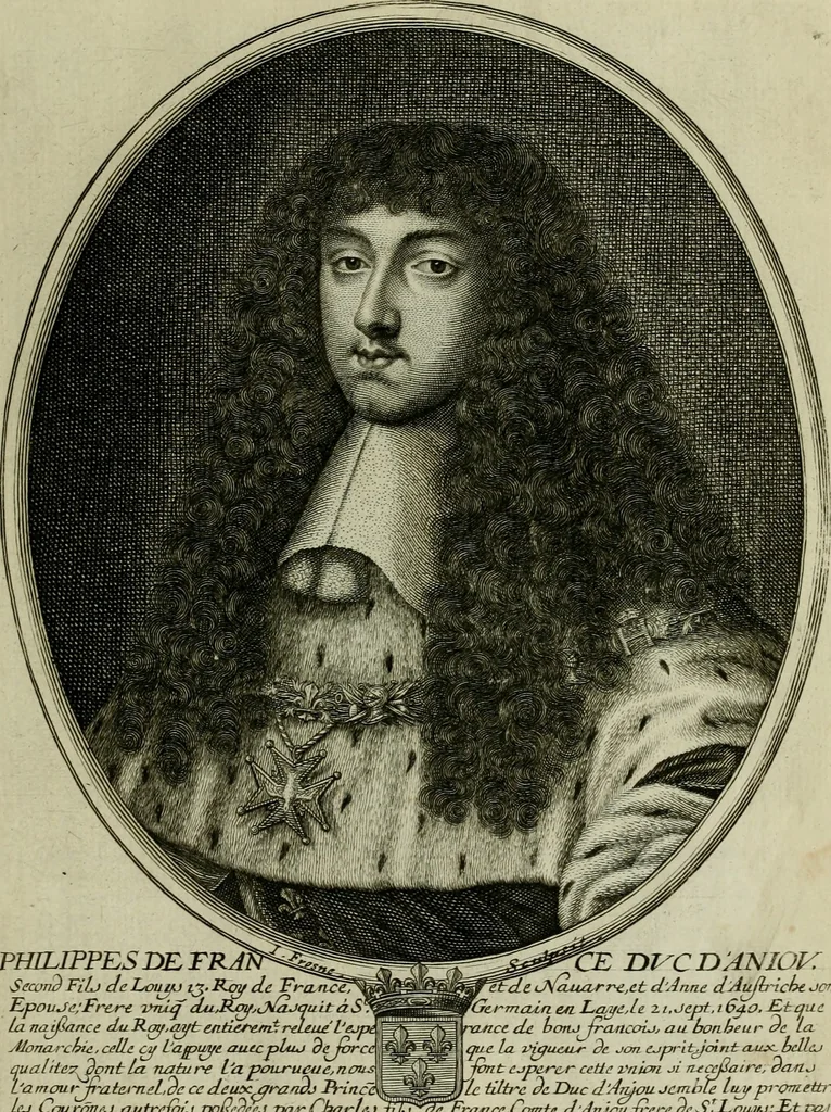 An illustration from Tableaux historiques, ou sont grauez les illustres francois et estrangers de l'un et de l'autre sexe : remarquables par leur naissance et leur fortune, doctrine, pieté, charges et emplois, auec les éloges sommaires contenans leurs noms et leurs qualitez, leurs peres et leurs meres, leurs aages, leurs mariages, les plus belles actions de leur vie et leurs armes blasonnées, 1662, leaf 26