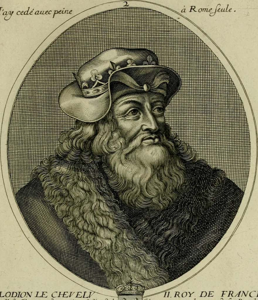 An illustration from Tableaux historiques, ou sont grauez les illustres francois et estrangers de l'un et de l'autre sexe : remarquables par leur naissance et leur fortune, doctrine, pieté, charges et emplois, auec les éloges sommaires contenans leurs noms et leurs qualitez, leurs peres et leurs meres, leurs aages, leurs mariages, les plus belles actions de leur vie et leurs armes blasonnées, 1662, leaf 332