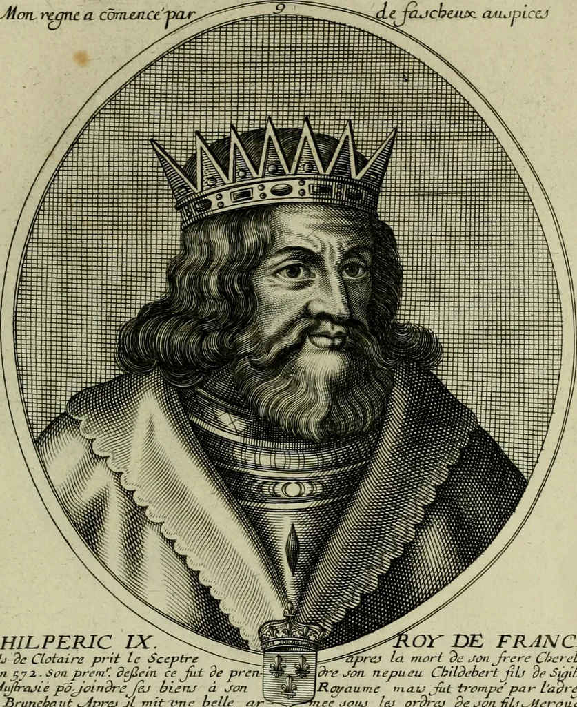 An illustration from Tableaux historiques, ou sont grauez les illustres francois et estrangers de l'un et de l'autre sexe : remarquables par leur naissance et leur fortune, doctrine, pieté, charges et emplois, auec les éloges sommaires contenans leurs noms et leurs qualitez, leurs peres et leurs meres, leurs aages, leurs mariages, les plus belles actions de leur vie et leurs armes blasonnées, 1662, leaf 346