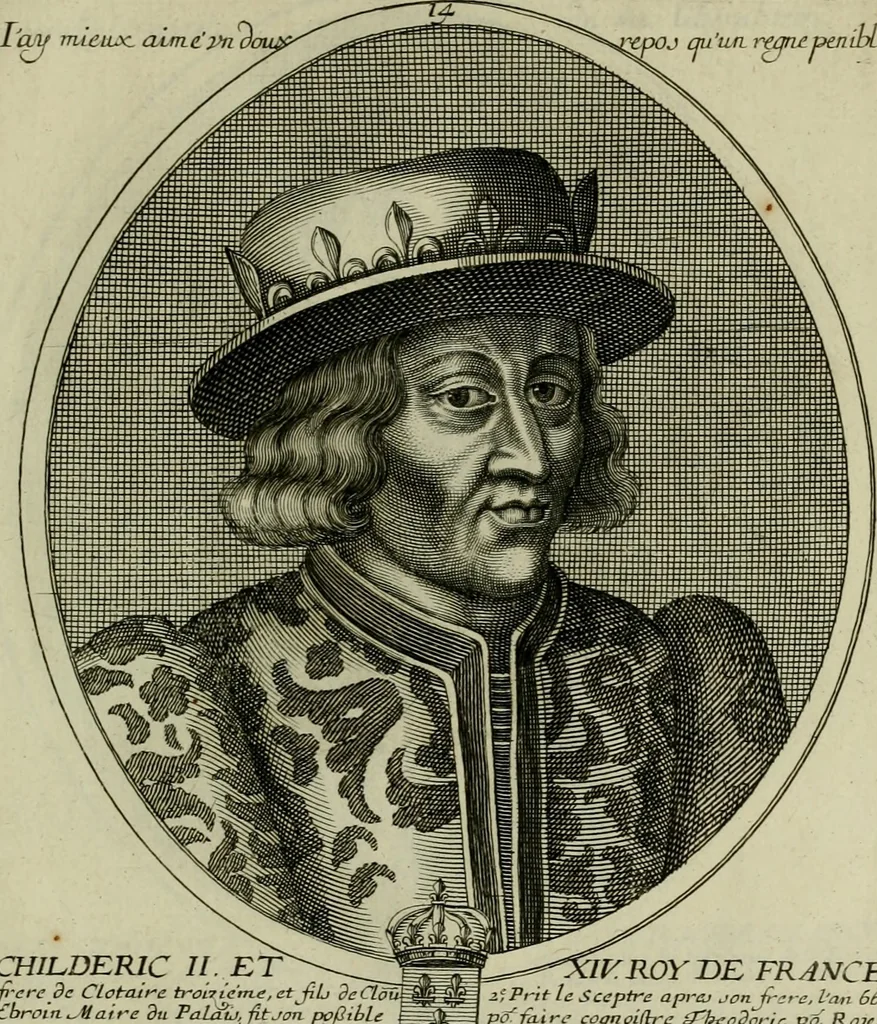 An illustration from Tableaux historiques, ou sont grauez les illustres francois et estrangers de l'un et de l'autre sexe : remarquables par leur naissance et leur fortune, doctrine, pieté, charges et emplois, auec les éloges sommaires contenans leurs noms et leurs qualitez, leurs peres et leurs meres, leurs aages, leurs mariages, les plus belles actions de leur vie et leurs armes blasonnées, 1662, leaf 356