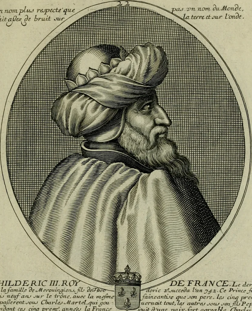 An illustration from Tableaux historiques, ou sont grauez les illustres francois et estrangers de l'un et de l'autre sexe : remarquables par leur naissance et leur fortune, doctrine, pieté, charges et emplois, auec les éloges sommaires contenans leurs noms et leurs qualitez, leurs peres et leurs meres, leurs aages, leurs mariages, les plus belles actions de leur vie et leurs armes blasonnées, 1662, leaf 372