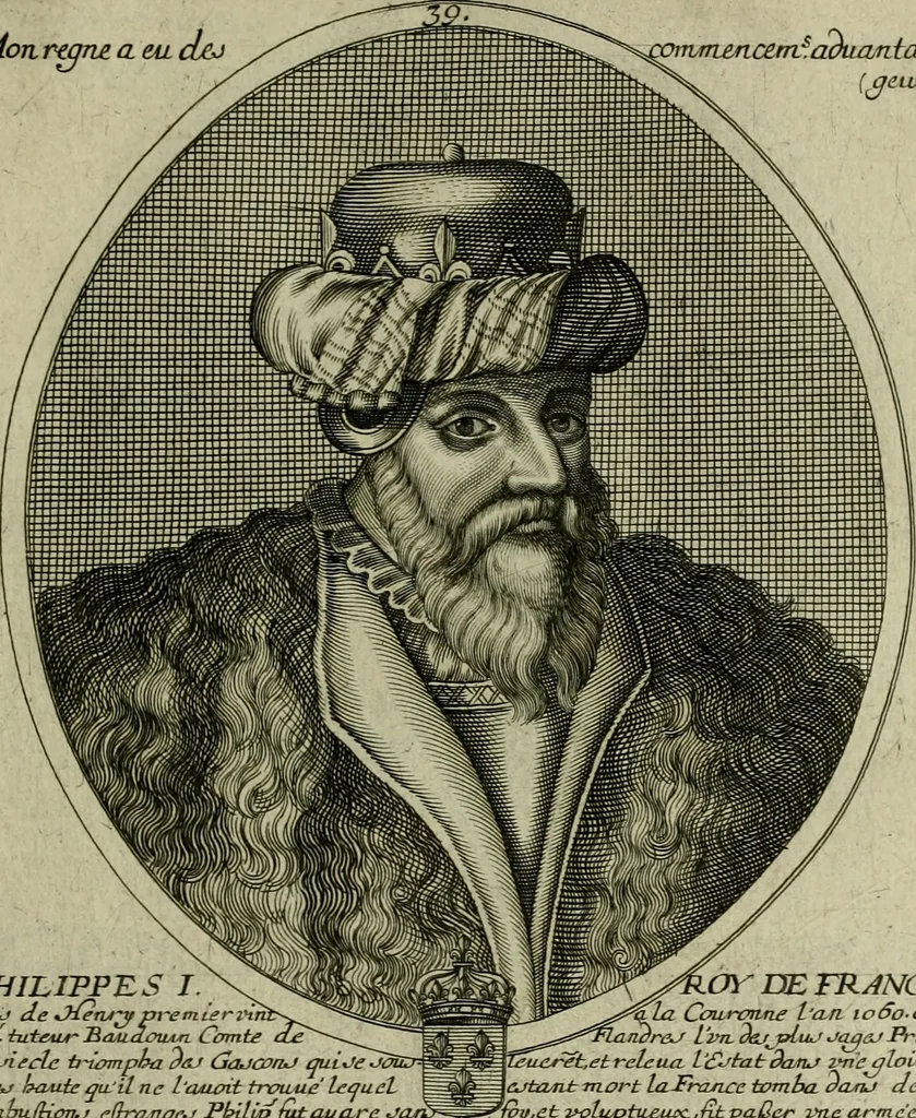An illustration from Tableaux historiques, ou sont grauez les illustres francois et estrangers de l'un et de l'autre sexe : remarquables par leur naissance et leur fortune, doctrine, pieté, charges et emplois, auec les éloges sommaires contenans leurs noms et leurs qualitez, leurs peres et leurs meres, leurs aages, leurs mariages, les plus belles actions de leur vie et leurs armes blasonnées, 1662, leaf 404