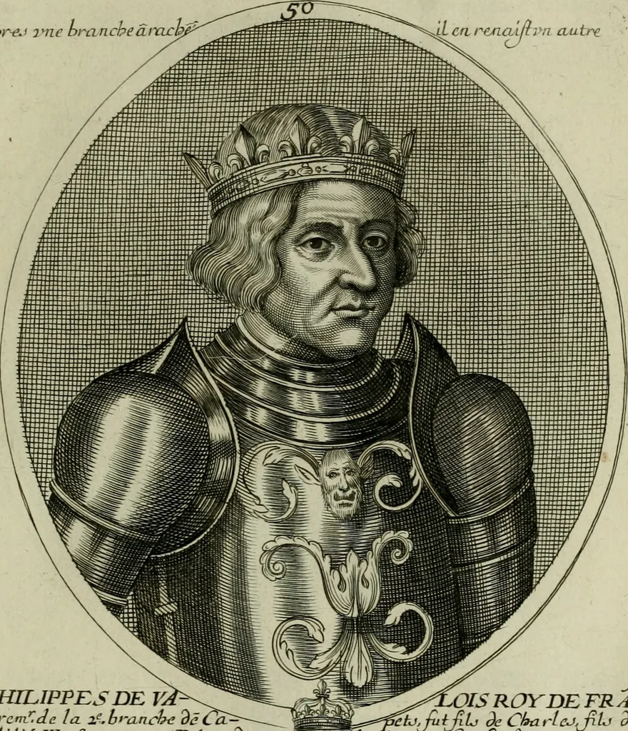 An illustration from Tableaux historiques, ou sont grauez les illustres francois et estrangers de l'un et de l'autre sexe : remarquables par leur naissance et leur fortune, doctrine, pieté, charges et emplois, auec les éloges sommaires contenans leurs noms et leurs qualitez, leurs peres et leurs meres, leurs aages, leurs mariages, les plus belles actions de leur vie et leurs armes blasonnées, 1662, leaf 426
