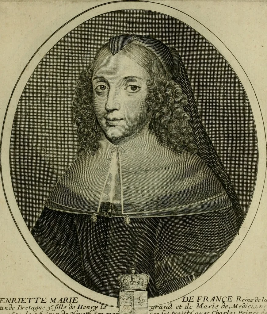 An illustration from Tableaux historiques, ou sont grauez les illustres francois et estrangers de l'un et de l'autre sexe : remarquables par leur naissance et leur fortune, doctrine, pieté, charges et emplois, auec les éloges sommaires contenans leurs noms et leurs qualitez, leurs peres et leurs meres, leurs aages, leurs mariages, les plus belles actions de leur vie et leurs armes blasonnées, 1662, leaf 64