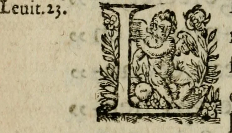 An illustration from Tableaux sacrez des figures mystiques du tres-auguste sacrifice et sacrement de l'Eucharistie : dediez a la tres chrestienne royne de France et de Nauarre Marie de Medicis, 1601, leaf 315
