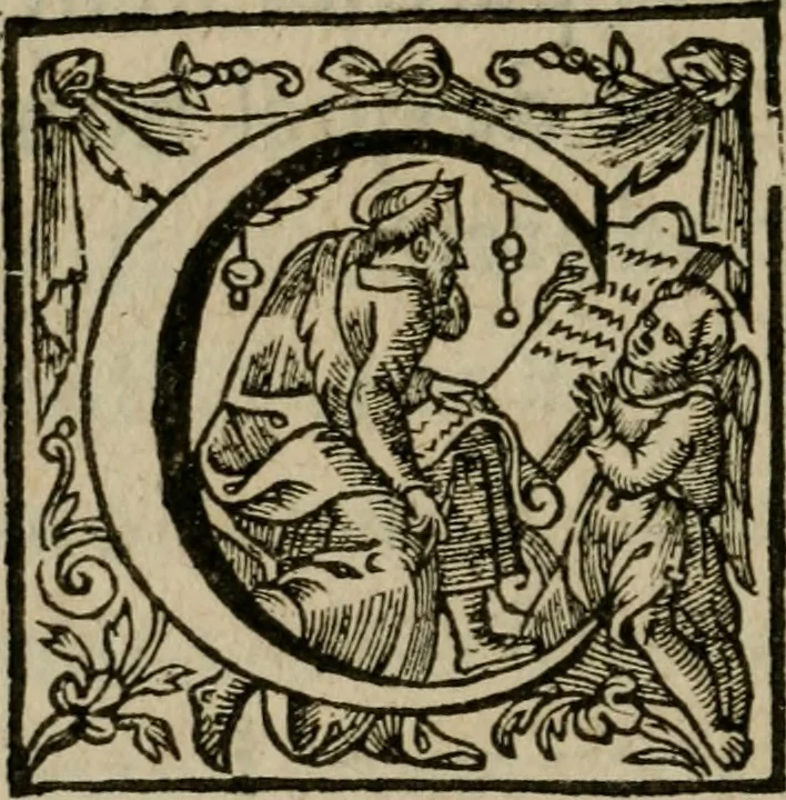 An illustration from Tableaux sacrez des figures mystiques du tres-auguste sacrifice et sacrement de l'Eucharistie : dediez a la tres chrestienne royne de France et de Nauarre Marie de Medicis, 1601, leaf 503