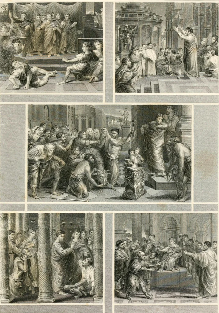 An illustration from The table book of art; a history of art in all countries and ages, 1880, leaf 20