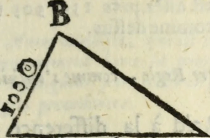 An illustration from Tables de Sinus Tangentes et Secantes, 1683, leaf 212