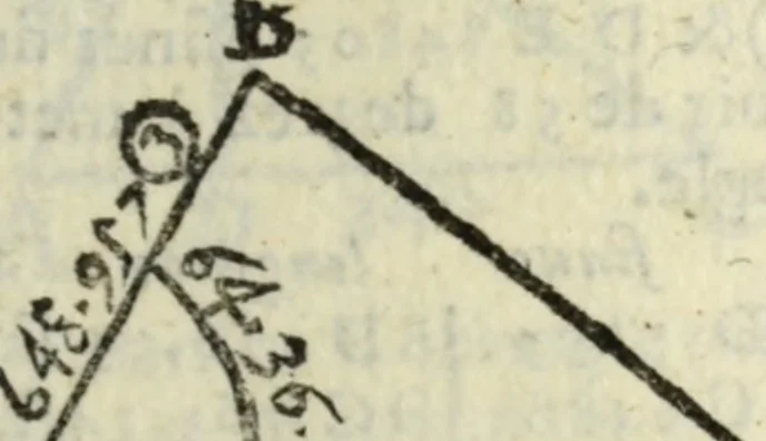 An illustration from Tables de Sinus Tangentes et Secantes, 1683, leaf 214