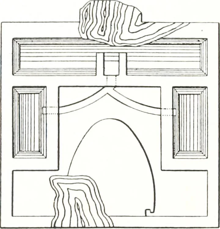 An illustration from Tables d'offrandes, 1906, leaf 163